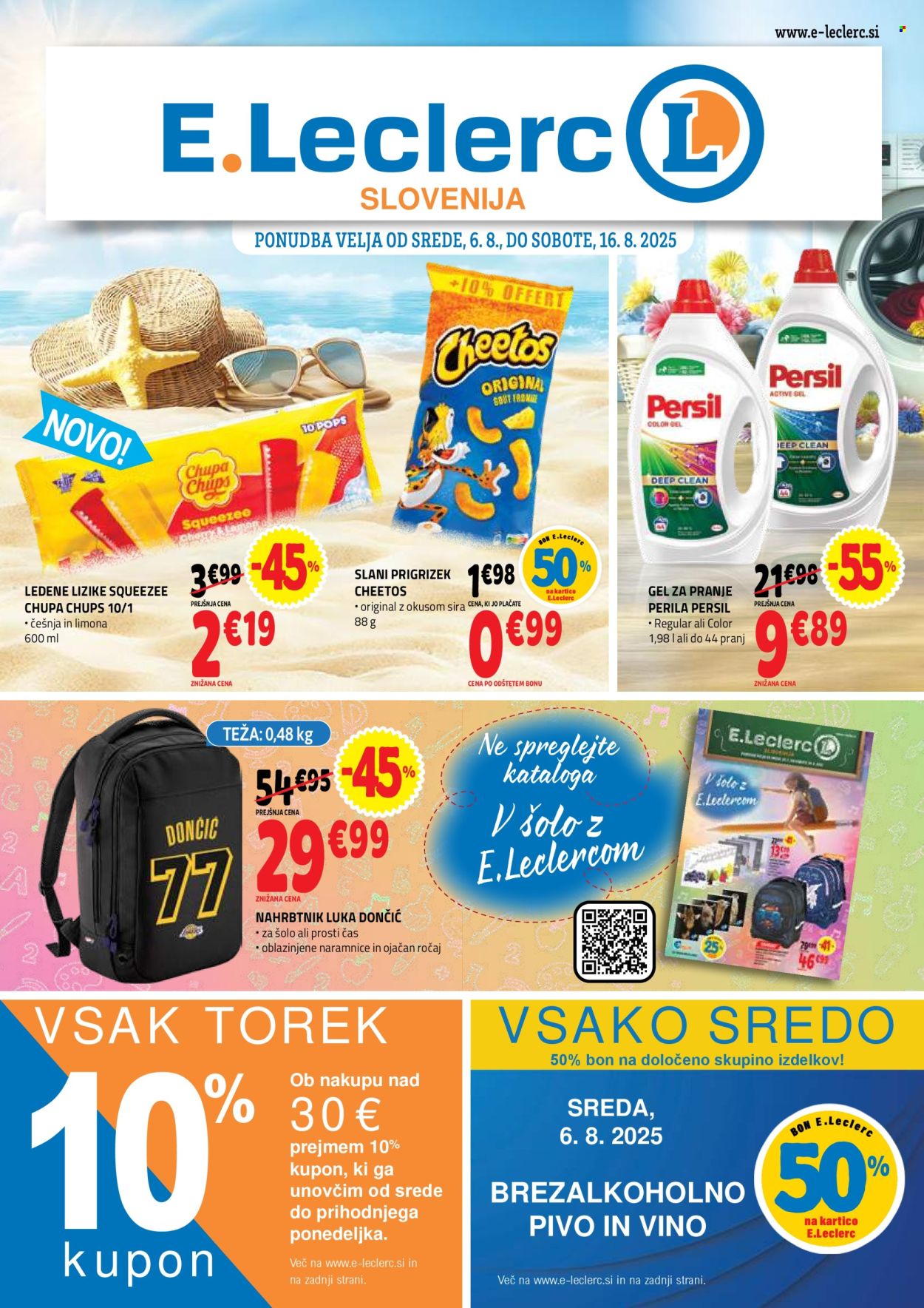 E.Leclerc katalog - 6.8.2025 - 16.8.2025. Stran 1