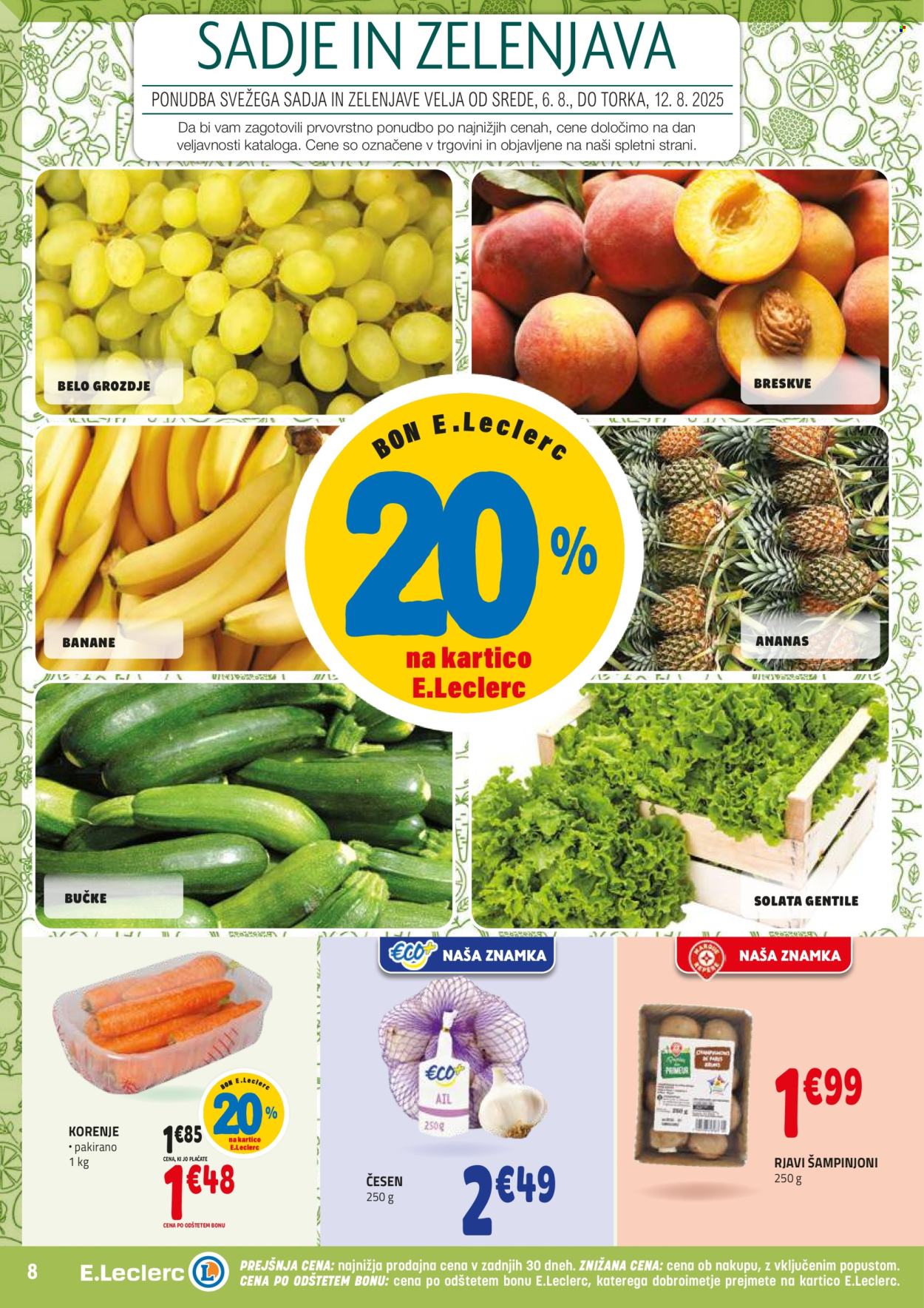 E.Leclerc katalog - 6.8.2025 - 16.8.2025. Stran 8