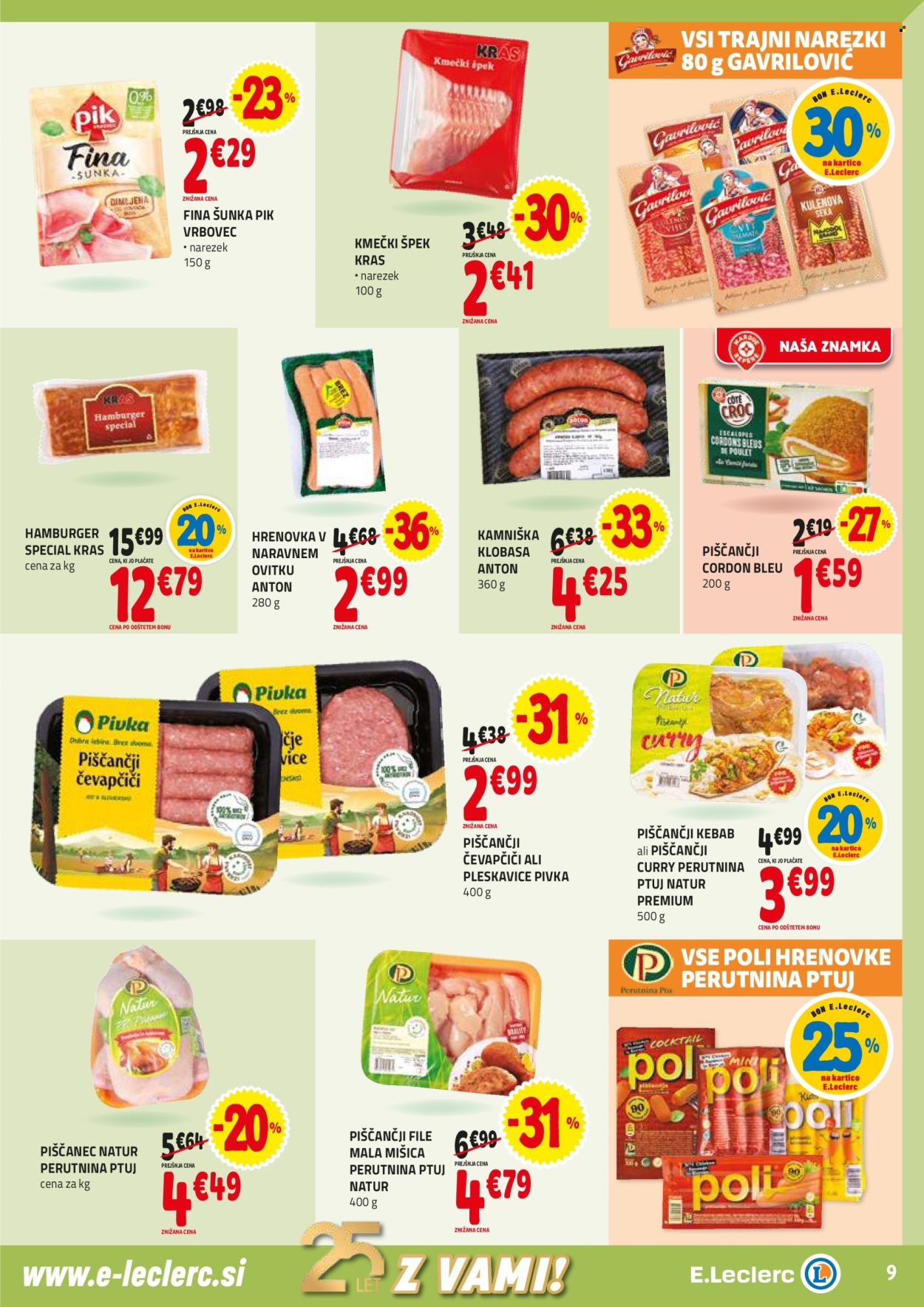 E.Leclerc katalog - 6.8.2025 - 16.8.2025. Stran 9