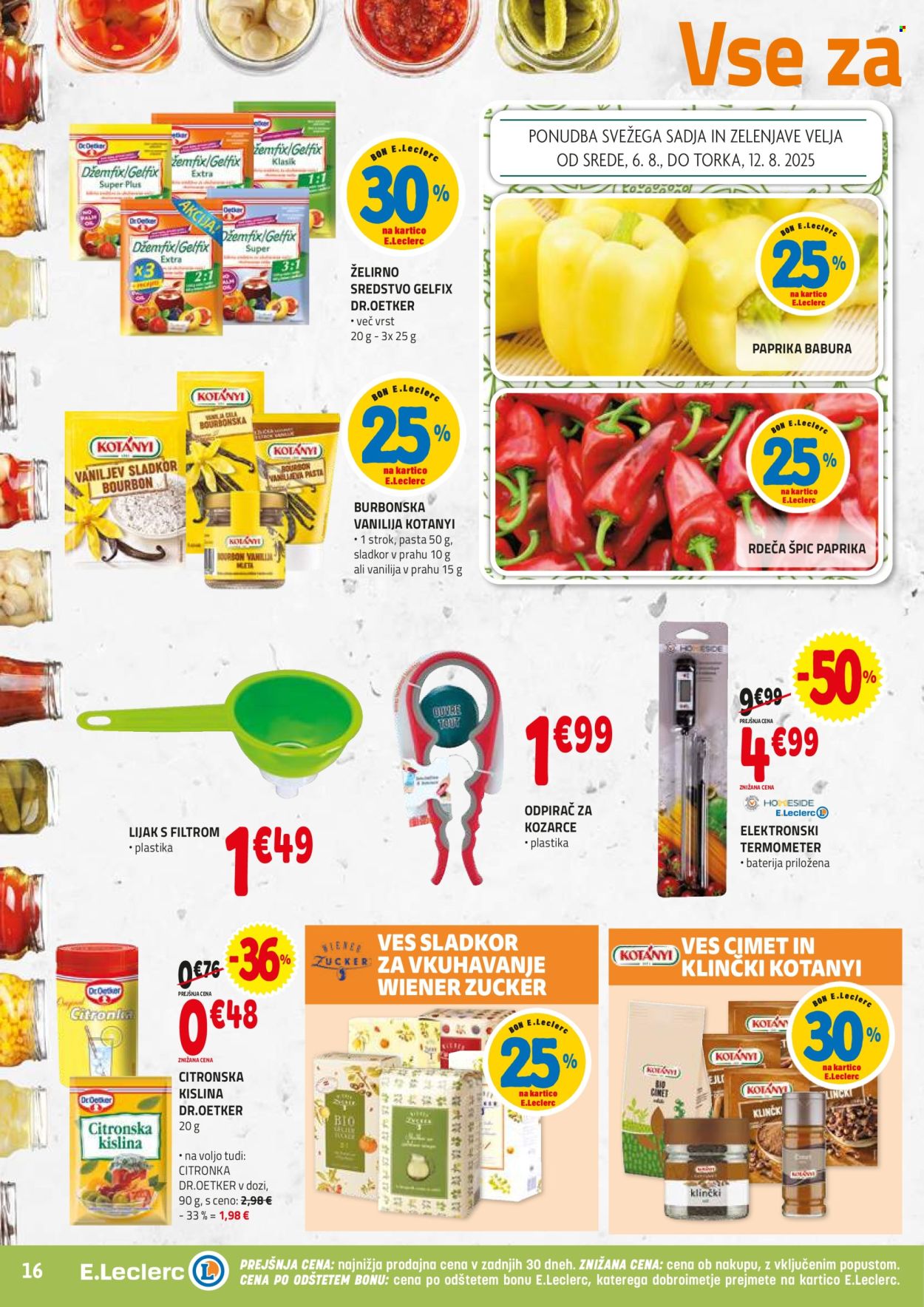 E.Leclerc katalog - 6.8.2025 - 16.8.2025. Stran 16