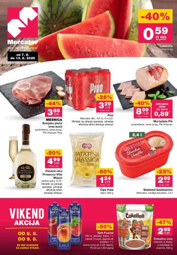 Mercator katalog - 7.8.2025 - 13.8.2025.