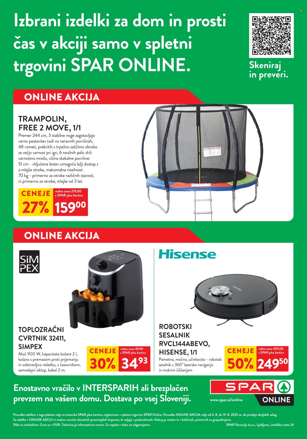 SPAR katalog - 6.8.2025 - 19.8.2025. Stran 1