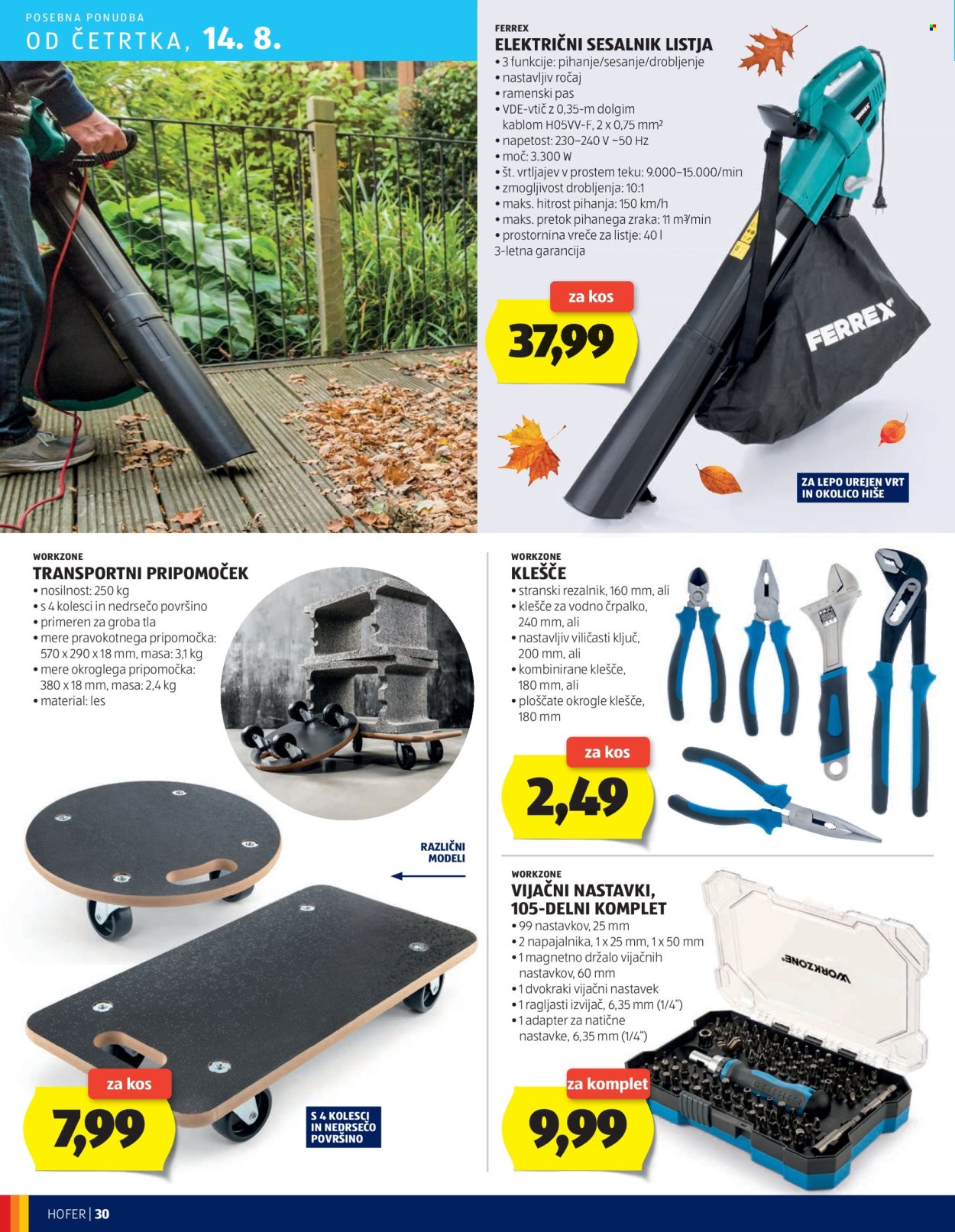 Hofer katalog - 7.8.2025 - 16.8.2025. Stran 30