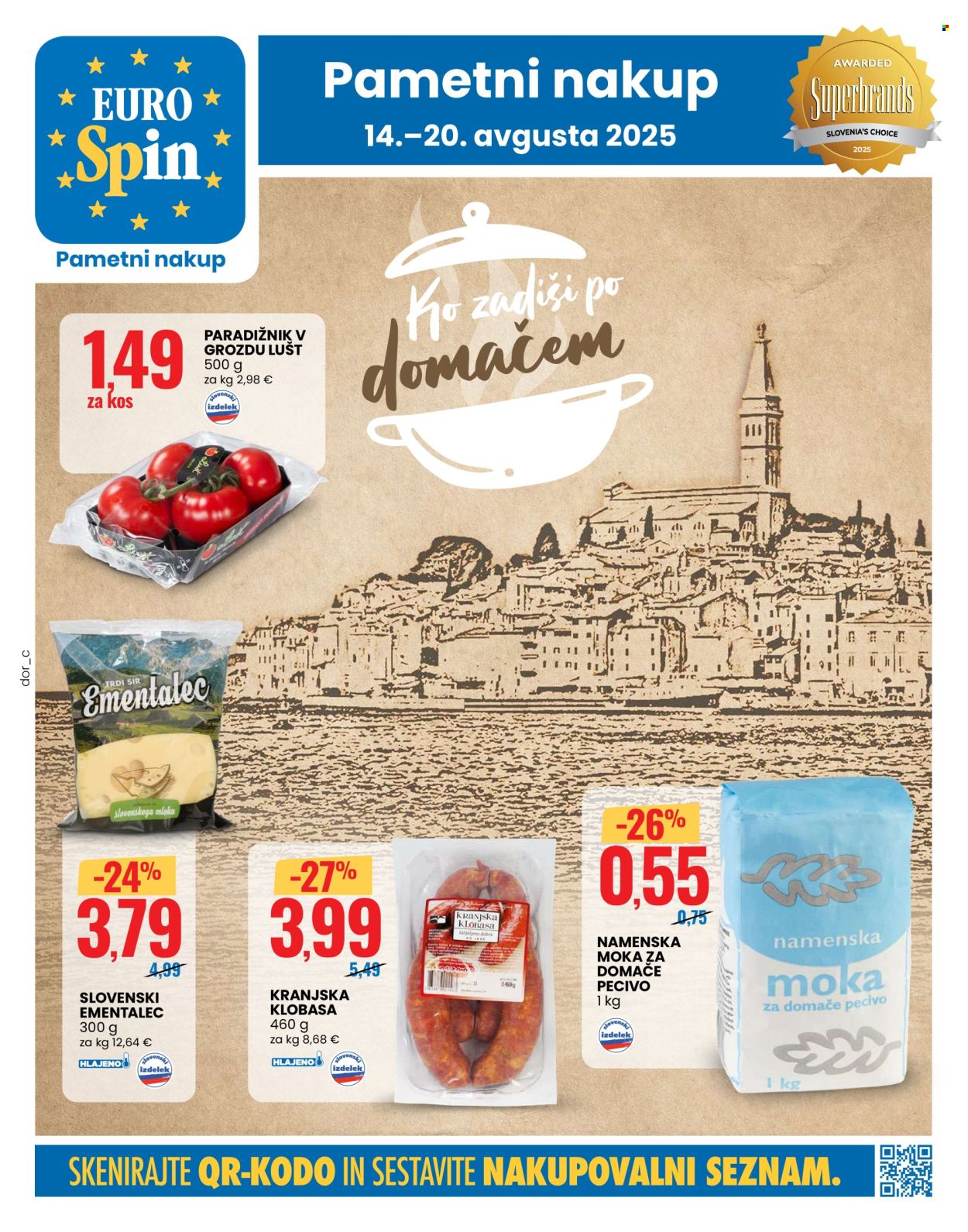 EuroSpin katalog - 14.8.2025 - 20.8.2025. Stran 1