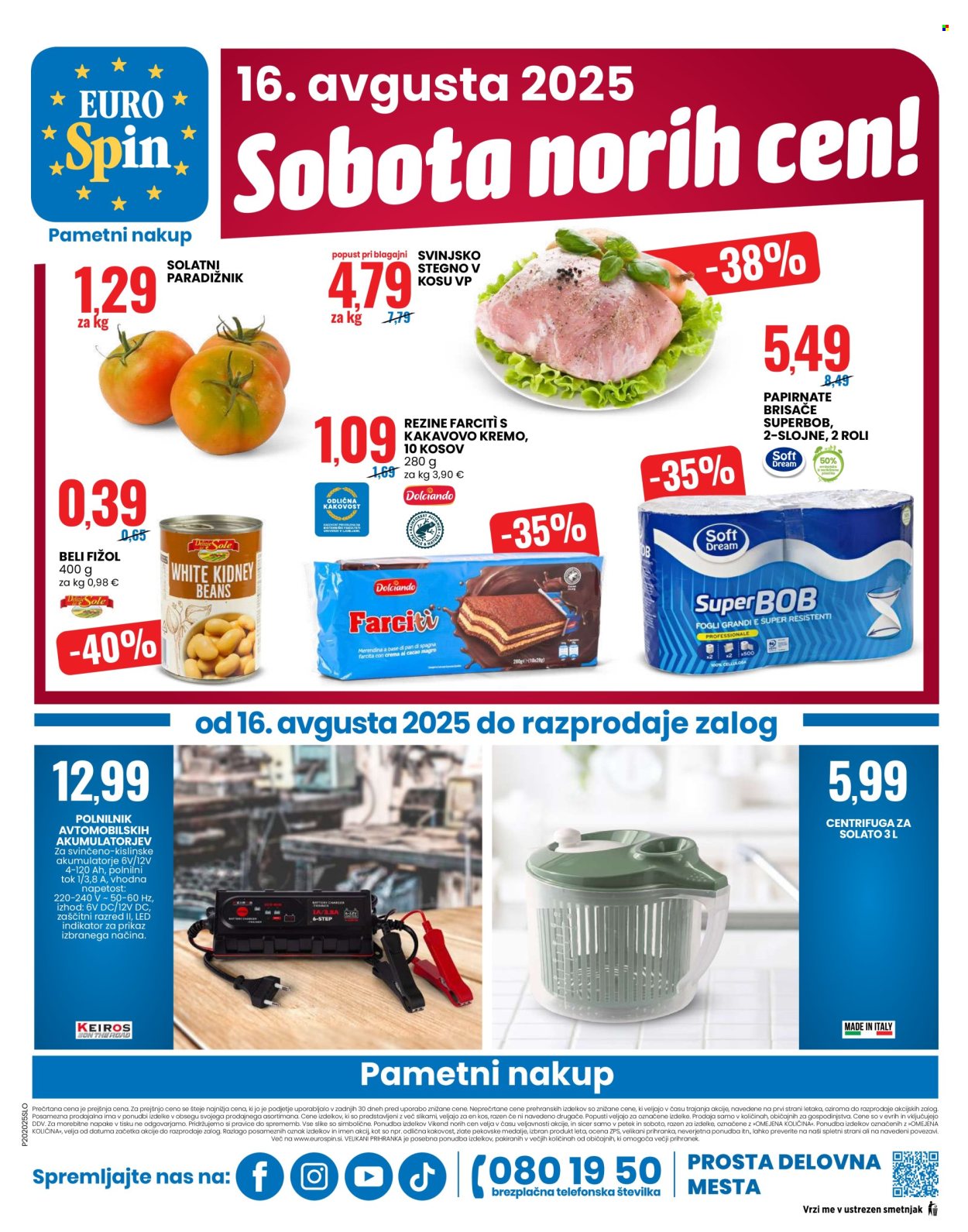 EuroSpin katalog - 14.8.2025 - 20.8.2025. Stran 16
