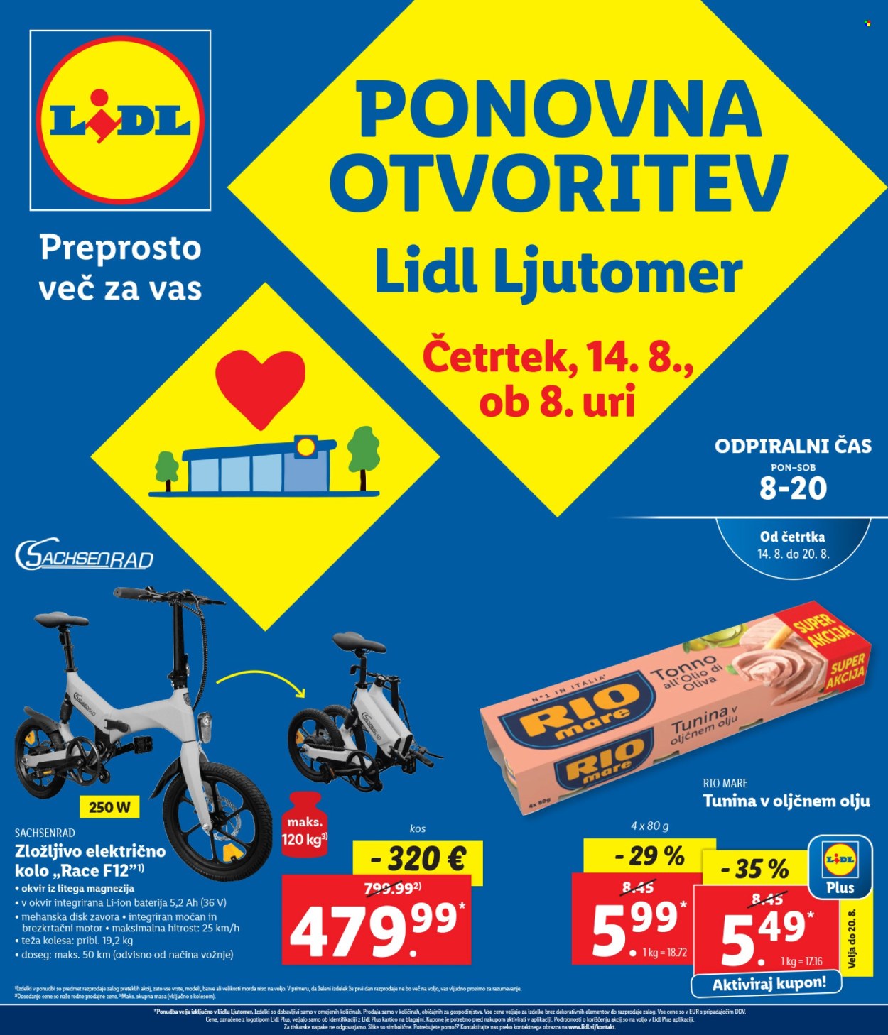 Lidl katalog - 14.8.2025 - 20.8.2025. Stran 1