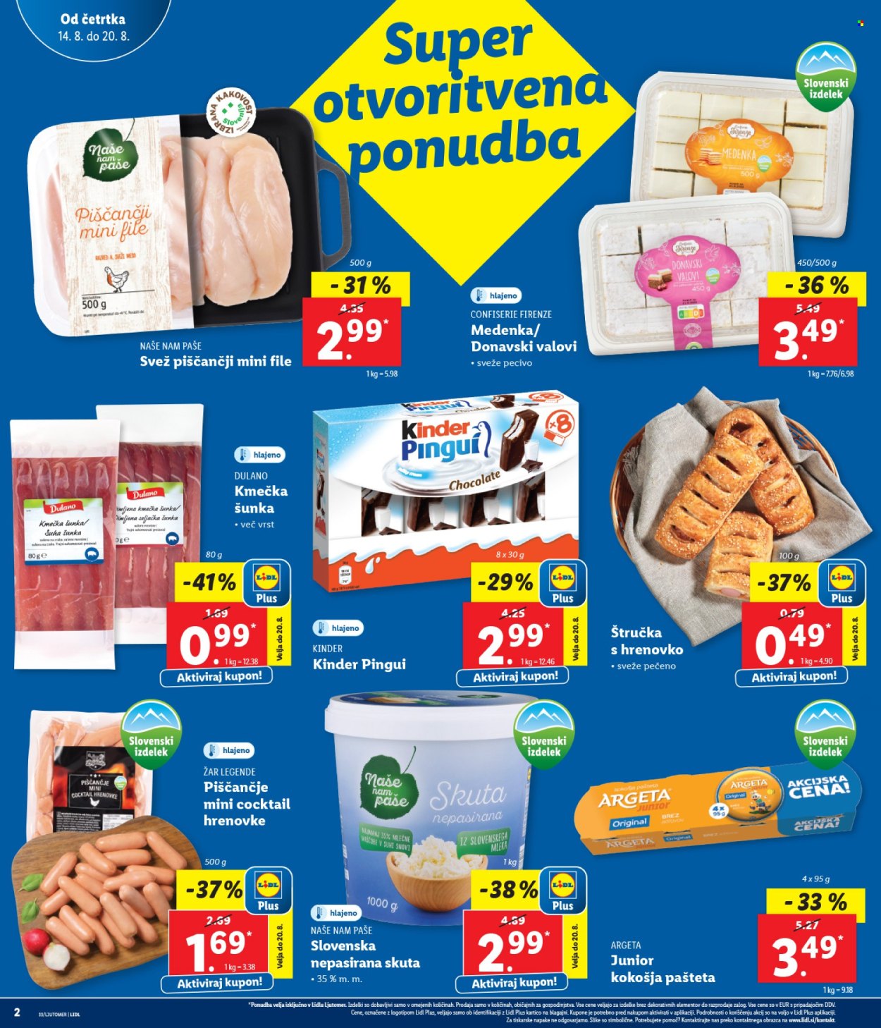 Lidl katalog - 14.8.2025 - 20.8.2025. Stran 2
