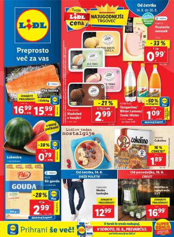 Lidl katalog - 14.8.2025 - 20.8.2025.