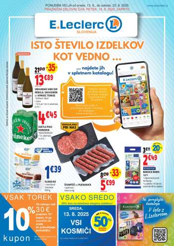 E.Leclerc katalog - 13.8.2025 - 23.8.2025.