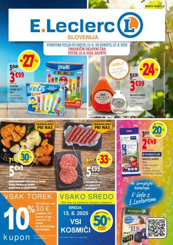E.Leclerc katalog - 13.8.2025 - 23.8.2025.