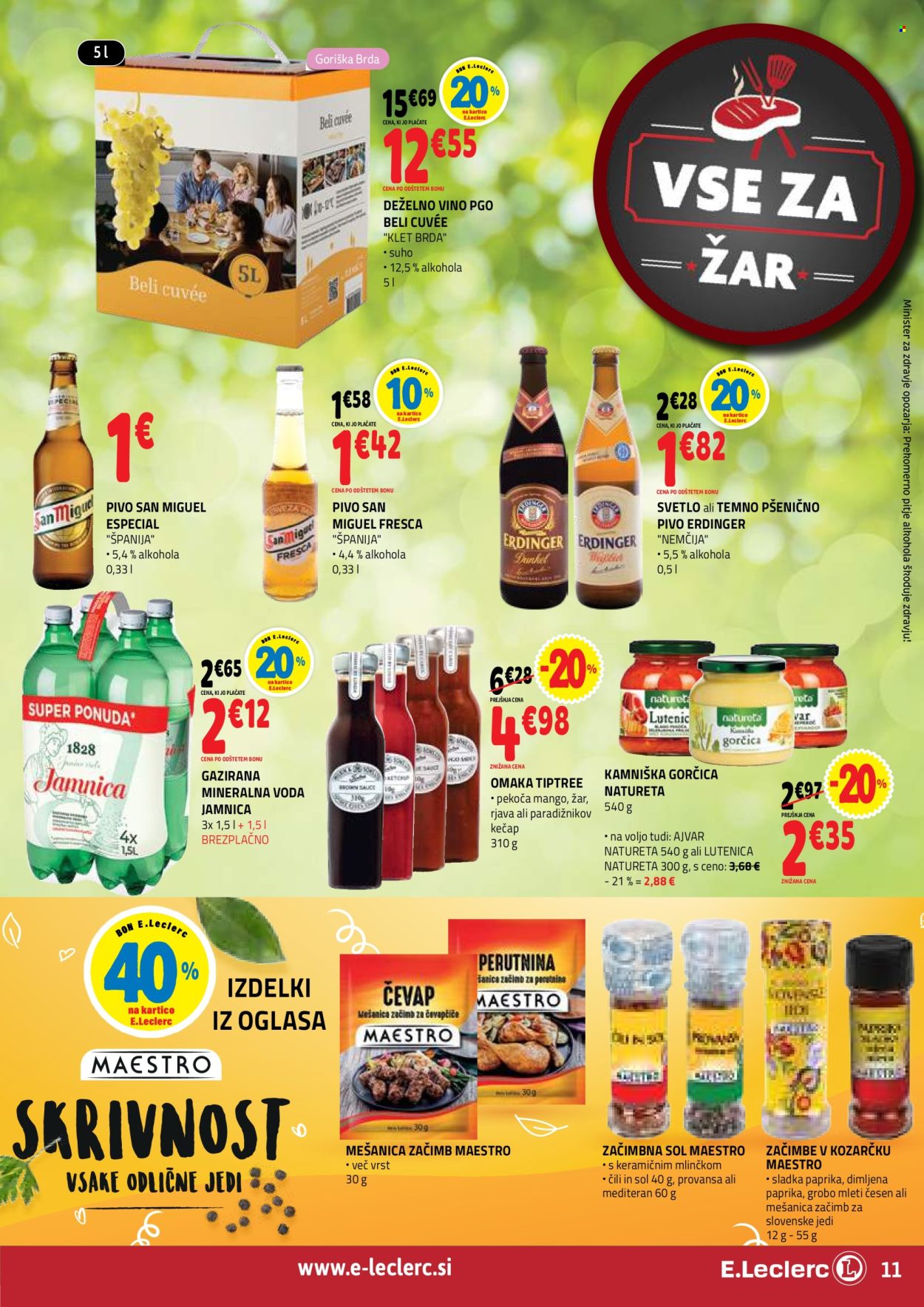 E.Leclerc katalog - 13.8.2025 - 23.8.2025. Stran 11