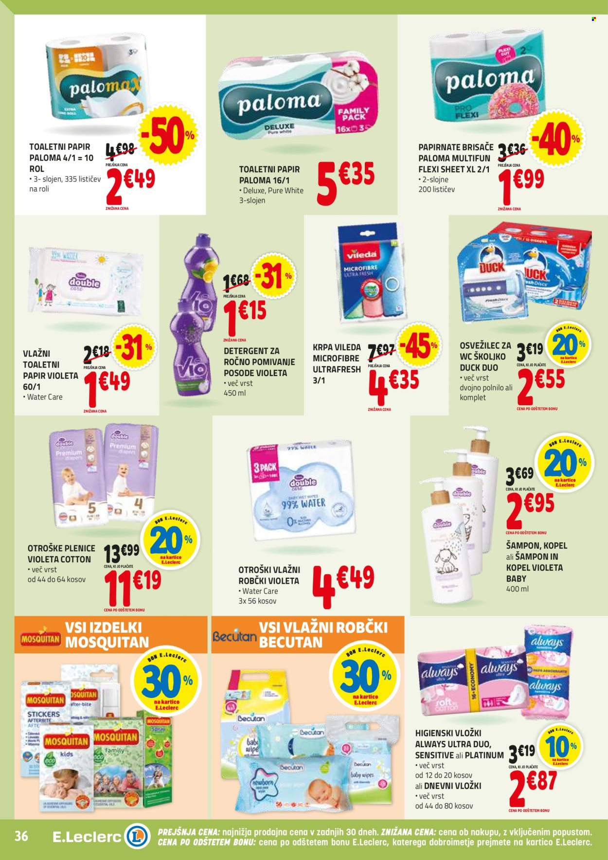 E.Leclerc katalog - 13.8.2025 - 23.8.2025. Stran 36