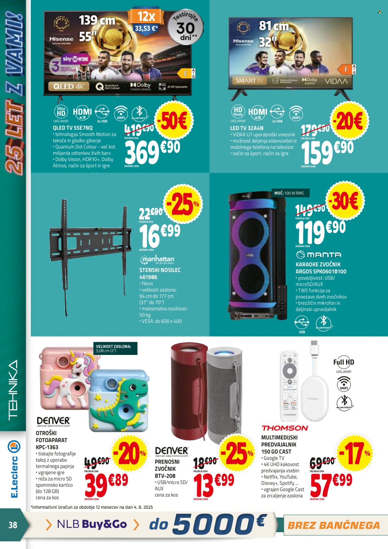 E.Leclerc katalog - 13.8.2025 - 23.8.2025. Stran 38