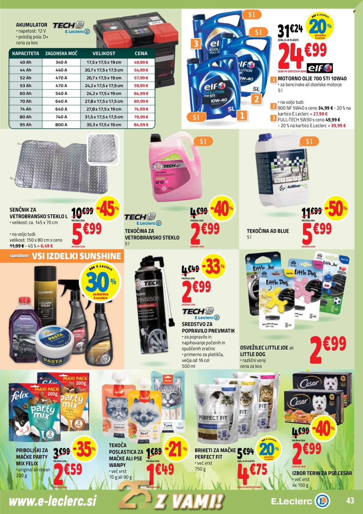 E.Leclerc katalog - 13.8.2025 - 23.8.2025. Stran 43