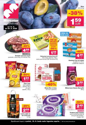 Mercator katalog - 14.8.2025 - 20.8.2025.