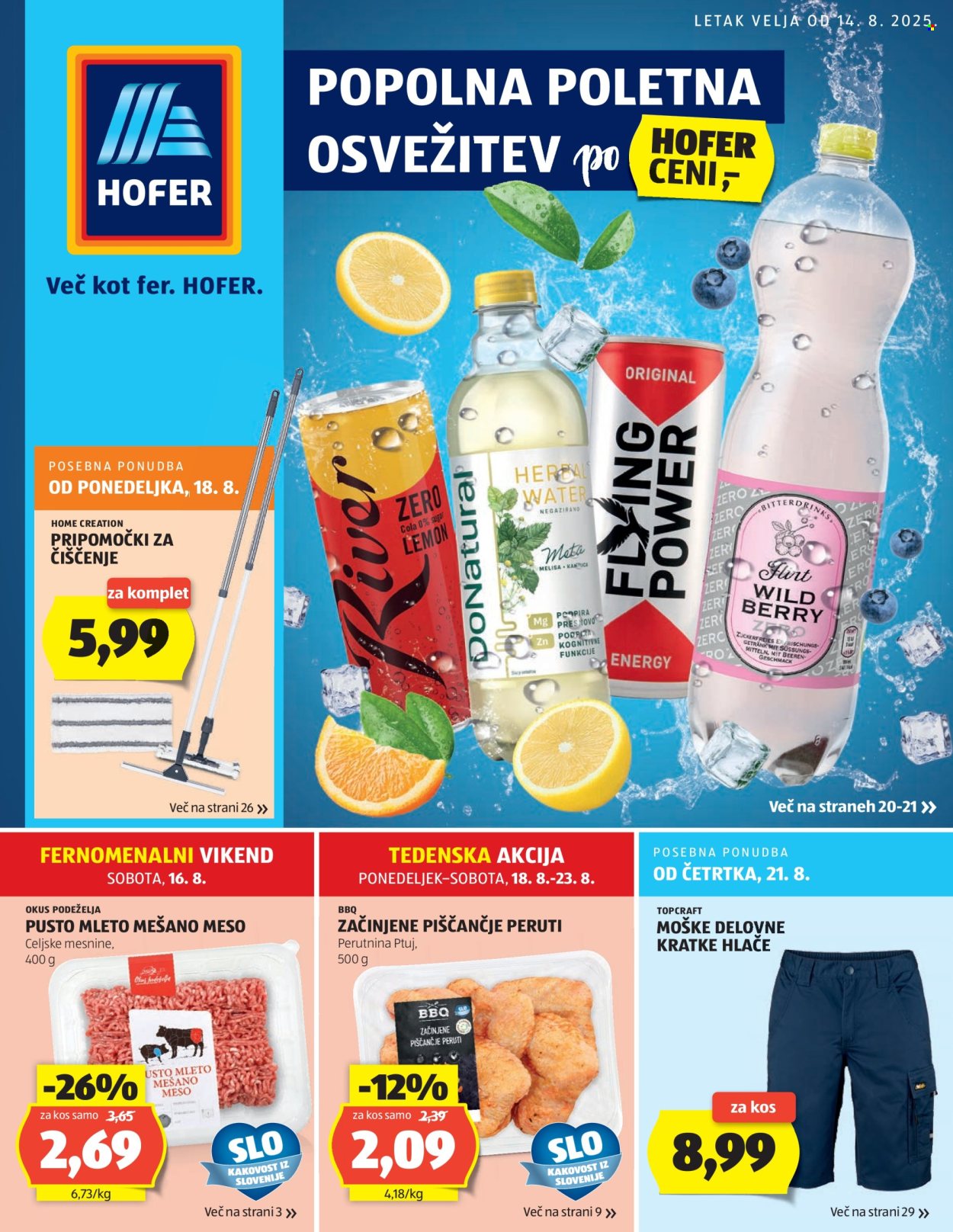 Hofer katalog - 14.8.2025 - 23.8.2025. Stran 1