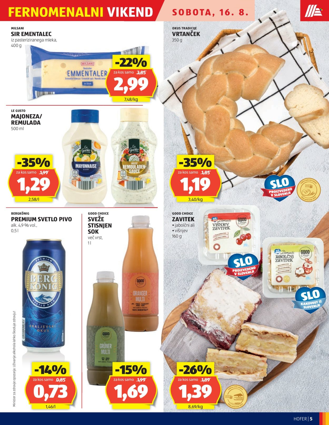 Hofer katalog - 14.8.2025 - 23.8.2025. Stran 5