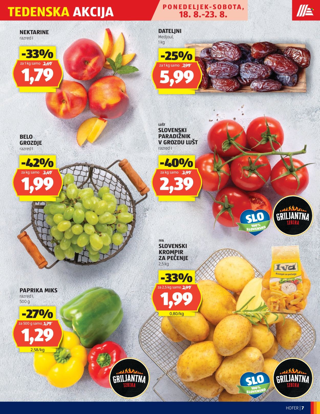 Hofer katalog - 14.8.2025 - 23.8.2025. Stran 7