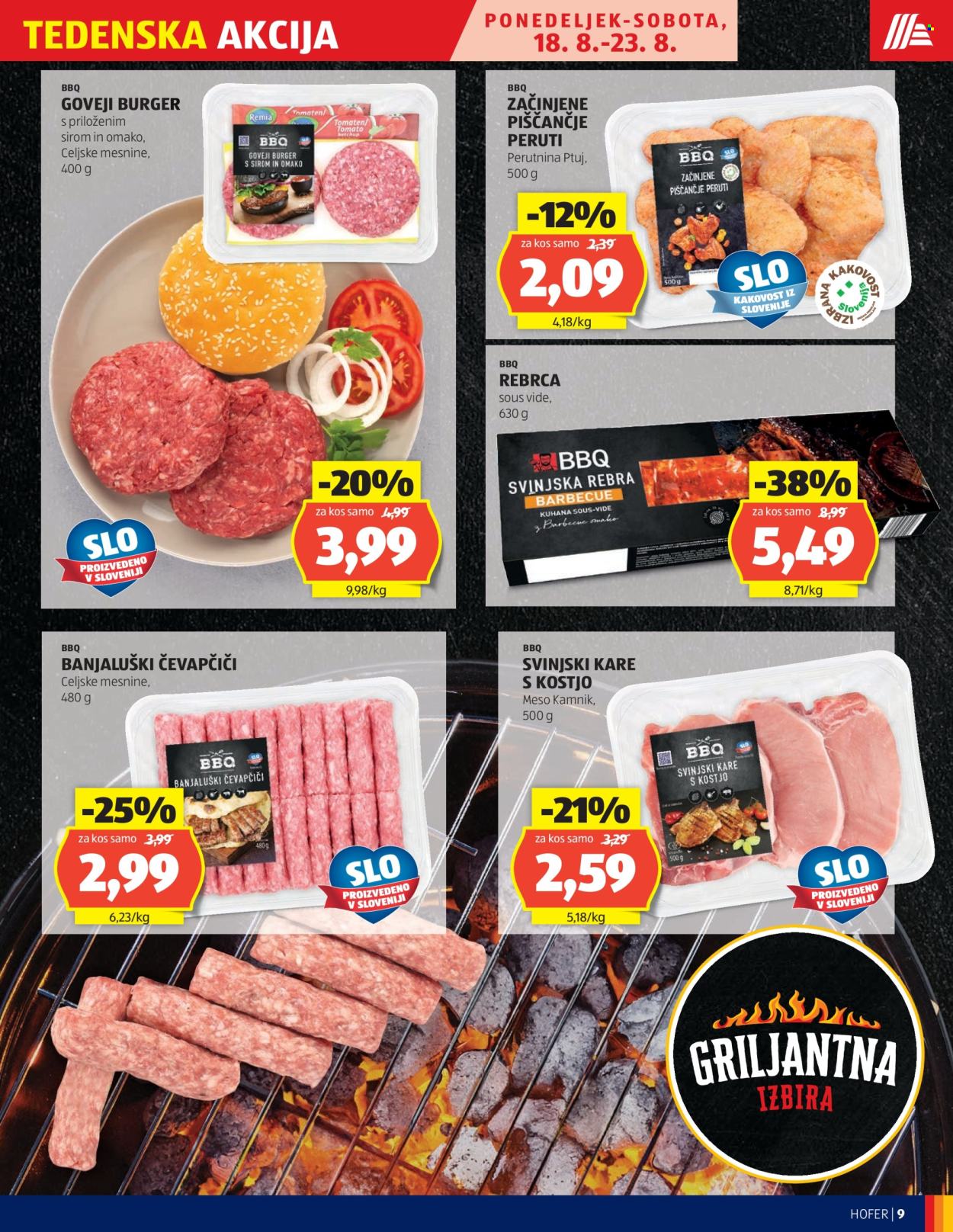 Hofer katalog - 14.8.2025 - 23.8.2025. Stran 9