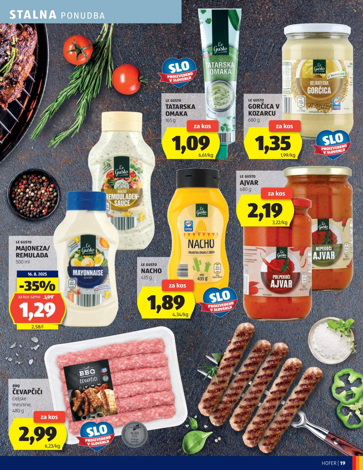 Hofer katalog - 14.8.2025 - 23.8.2025. Stran 19