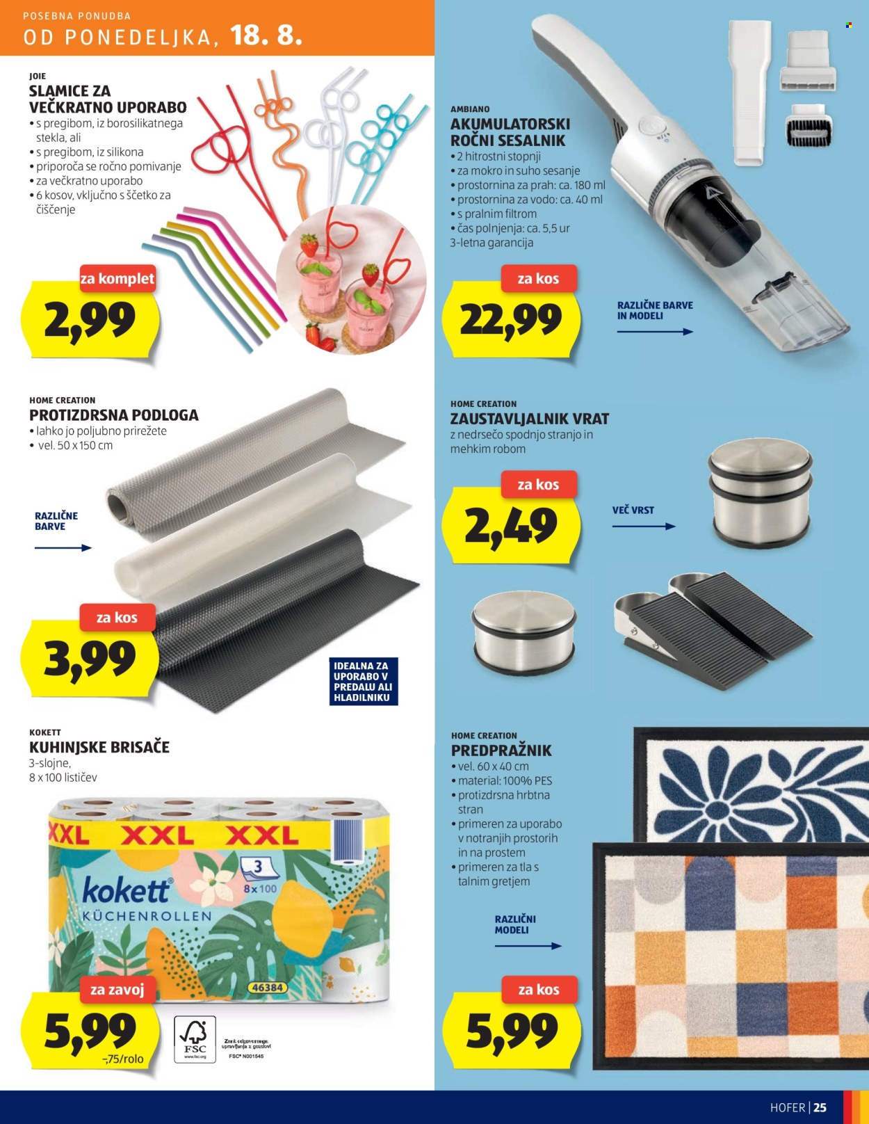 Hofer katalog - 14.8.2025 - 23.8.2025. Stran 25