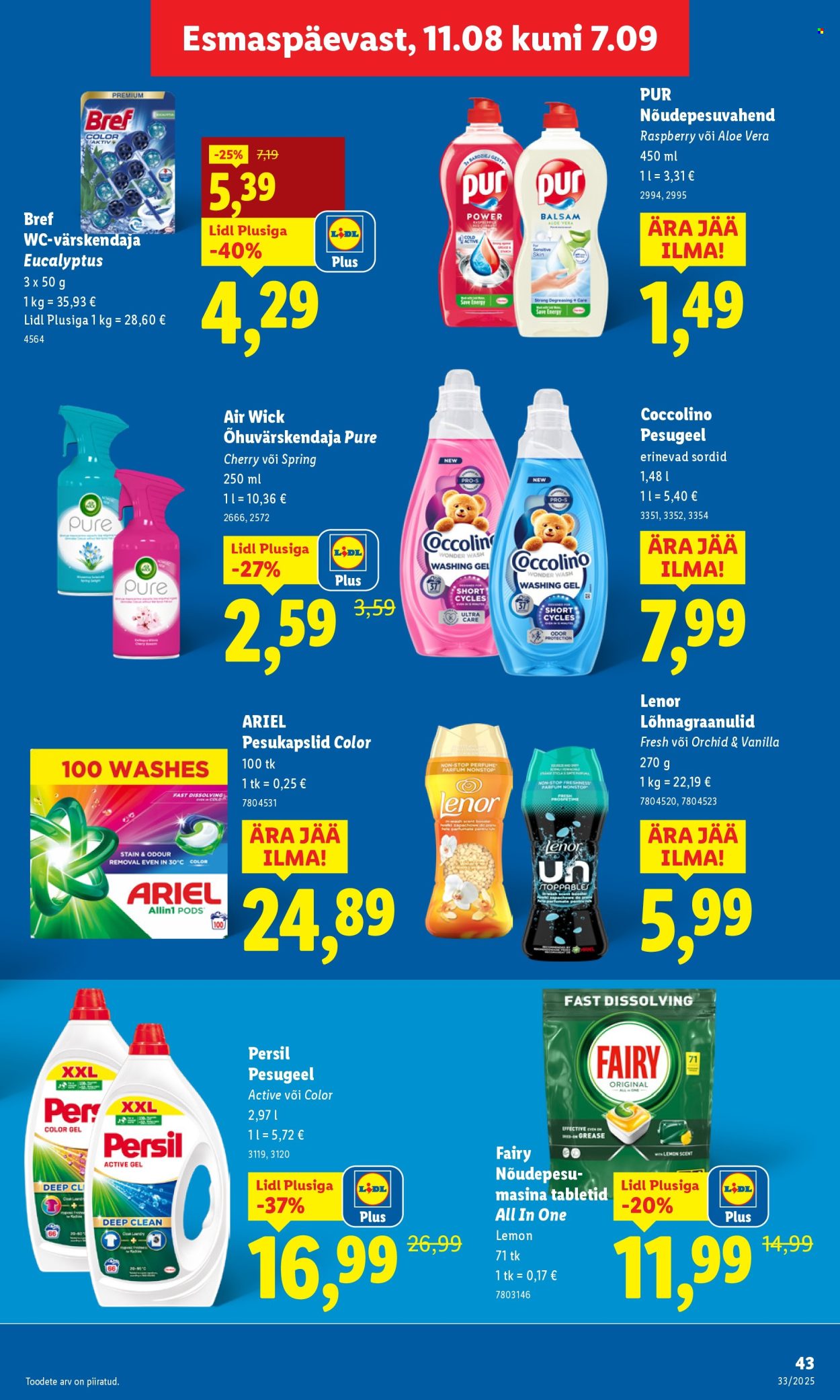 Lidl katalog - 14.8.2025 - 17.8.2025. Stran 43