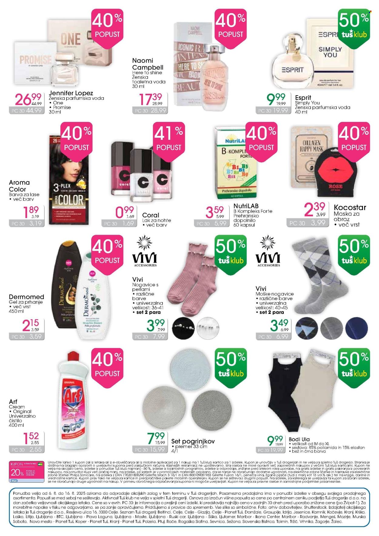 Tuš Drogeria katalog - 6.8.2025 - 16.8.2025. Stran 4