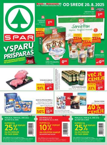 SPAR katalog - 20.8.2025 - 2.9.2025.