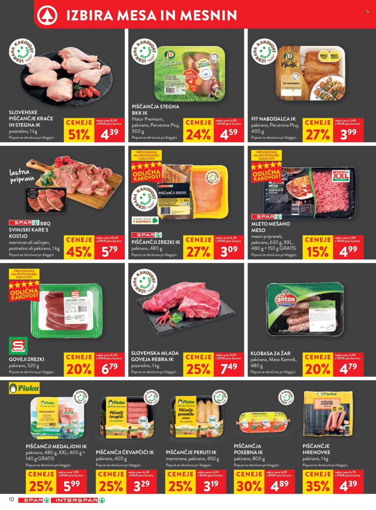 SPAR katalog - 20.8.2025 - 2.9.2025. Stran 10