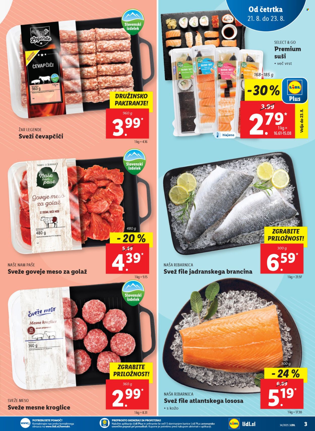 Lidl katalog - 21.8.2025 - 27.8.2025. Stran 3