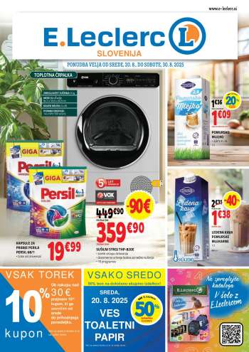 E.Leclerc katalog - 20.8.2025 - 30.8.2025.