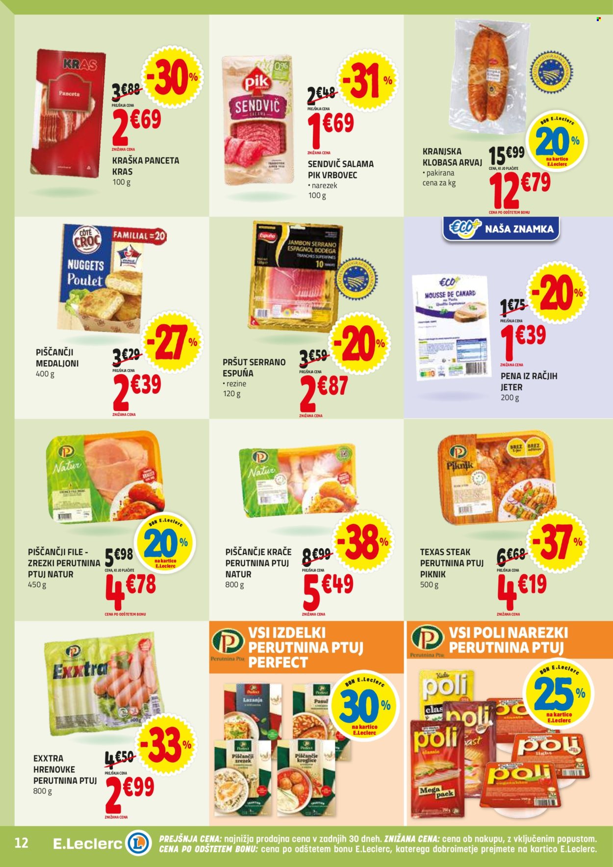 E.Leclerc katalog - 20.8.2025 - 30.8.2025. Stran 12