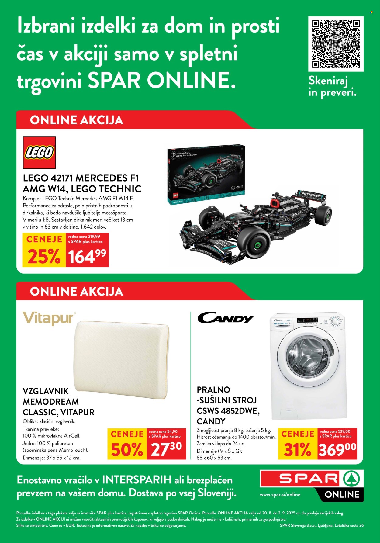 SPAR katalog - 20.8.2025 - 2.9.2025. Stran 1