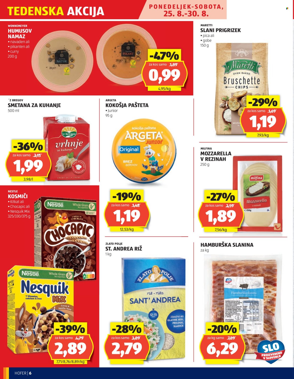 Hofer katalog - 21.8.2025 - 30.8.2025. Stran 6