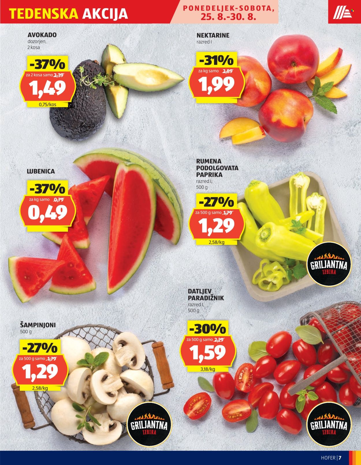 Hofer katalog - 21.8.2025 - 30.8.2025. Stran 7