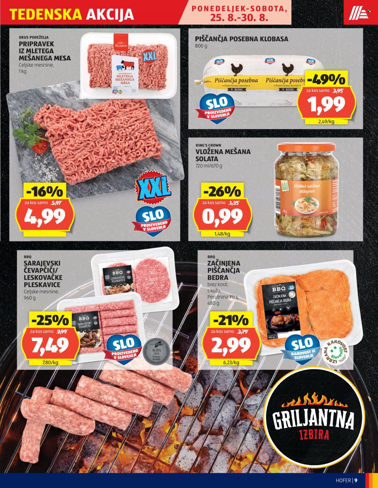 Hofer katalog - 21.8.2025 - 30.8.2025. Stran 9