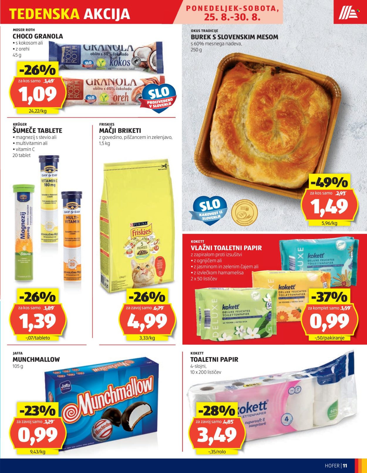 Hofer katalog - 21.8.2025 - 30.8.2025. Stran 11