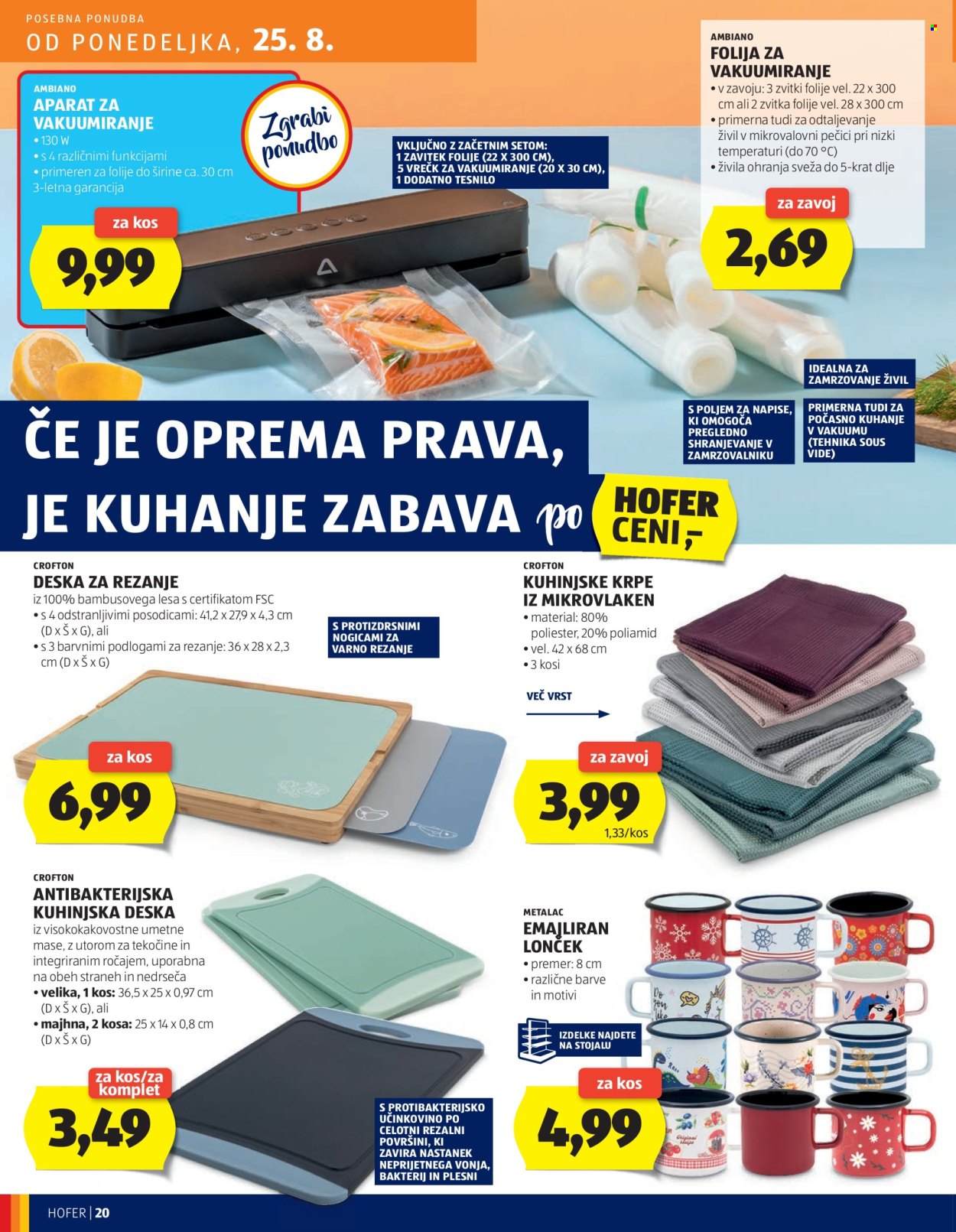 Hofer katalog - 21.8.2025 - 30.8.2025. Stran 20