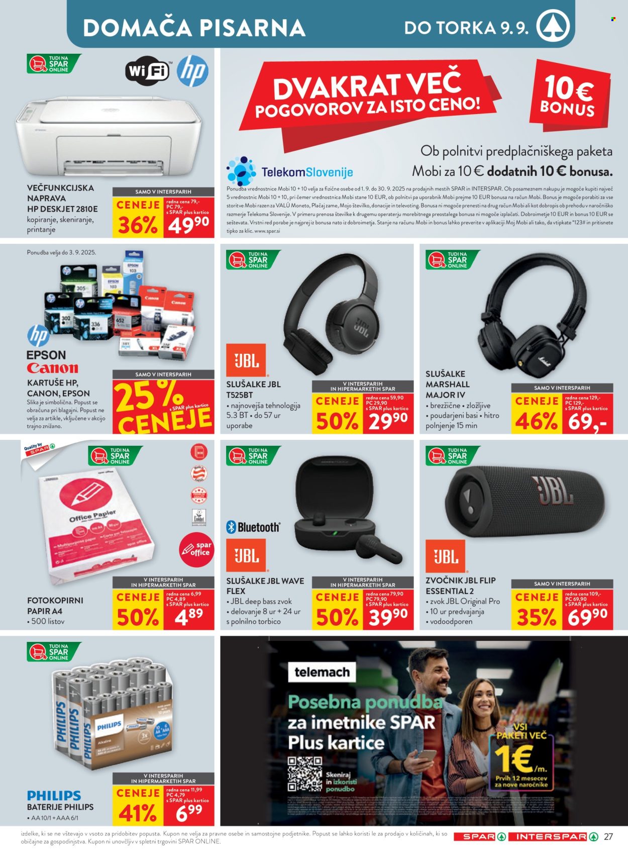 SPAR katalog - 27.8.2025 - 9.9.2025. Stran 35
