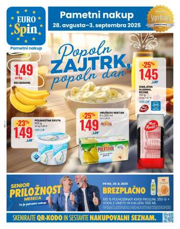 EuroSpin katalog - 28.8.2025 - 3.9.2025.