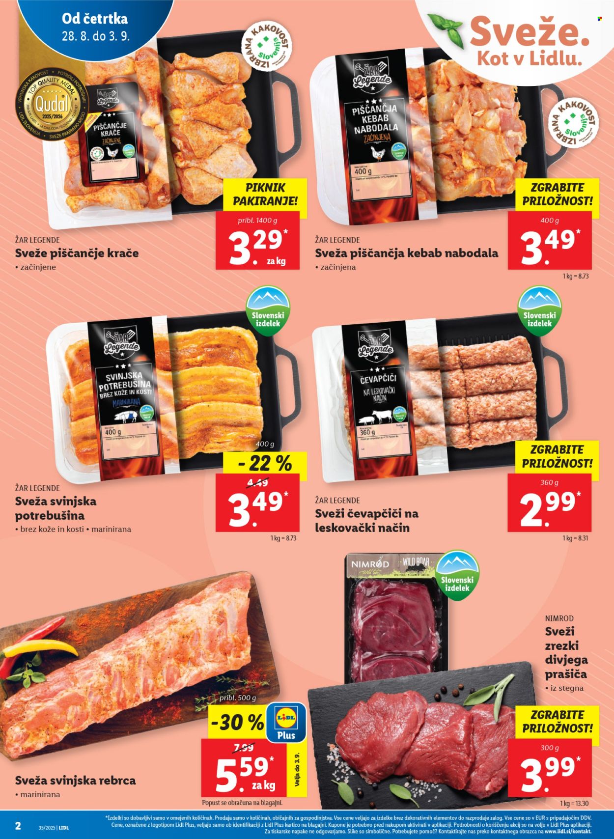 Lidl katalog - 28.8.2025 - 3.9.2025. Stran 2