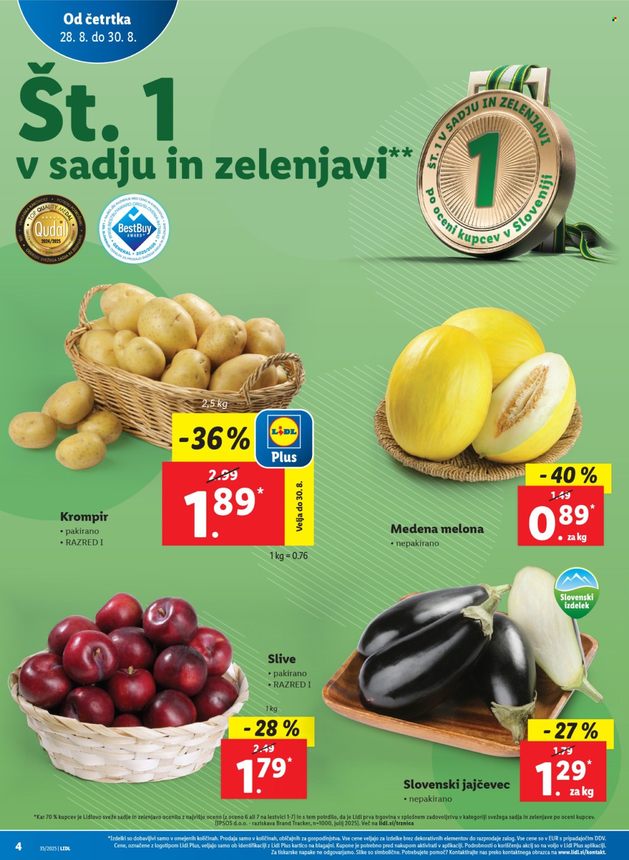 Lidl katalog - 28.8.2025 - 3.9.2025. Stran 4