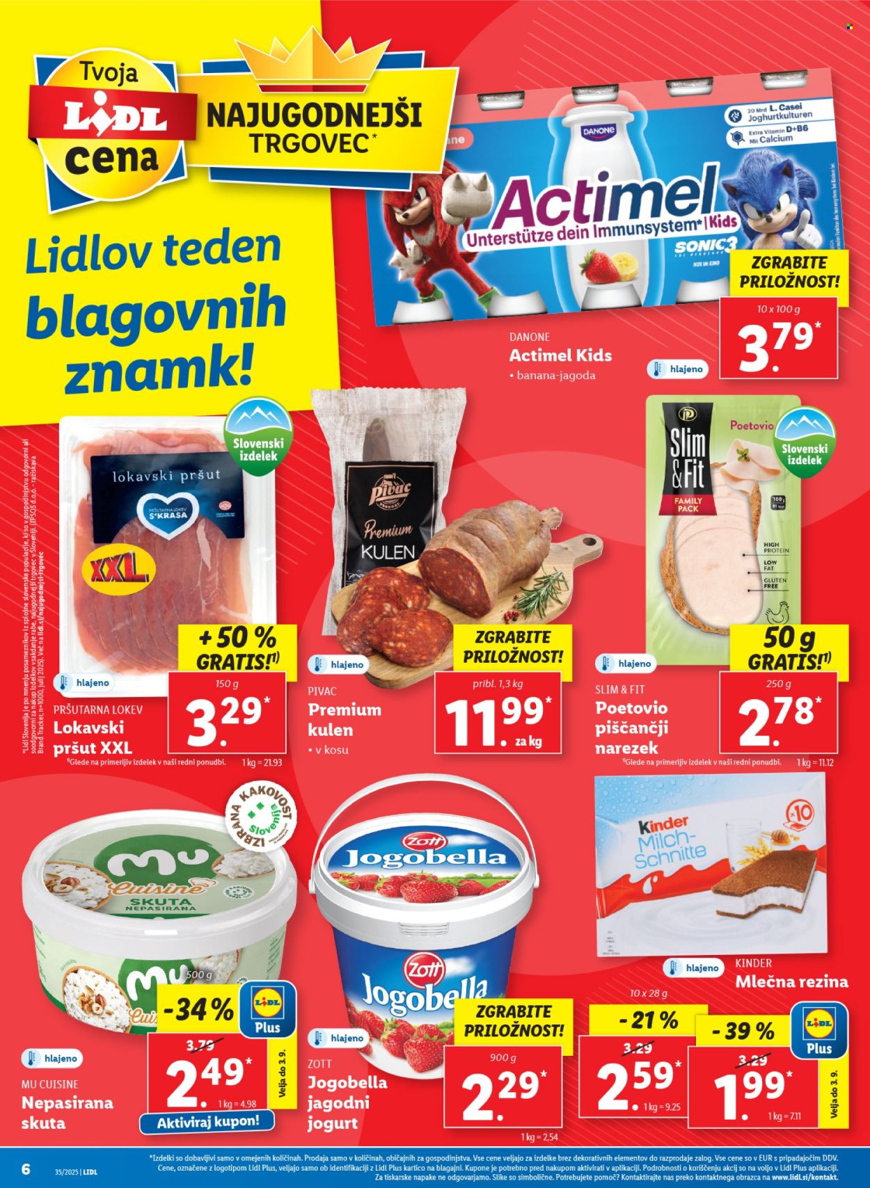 Lidl katalog - 28.8.2025 - 3.9.2025. Stran 6