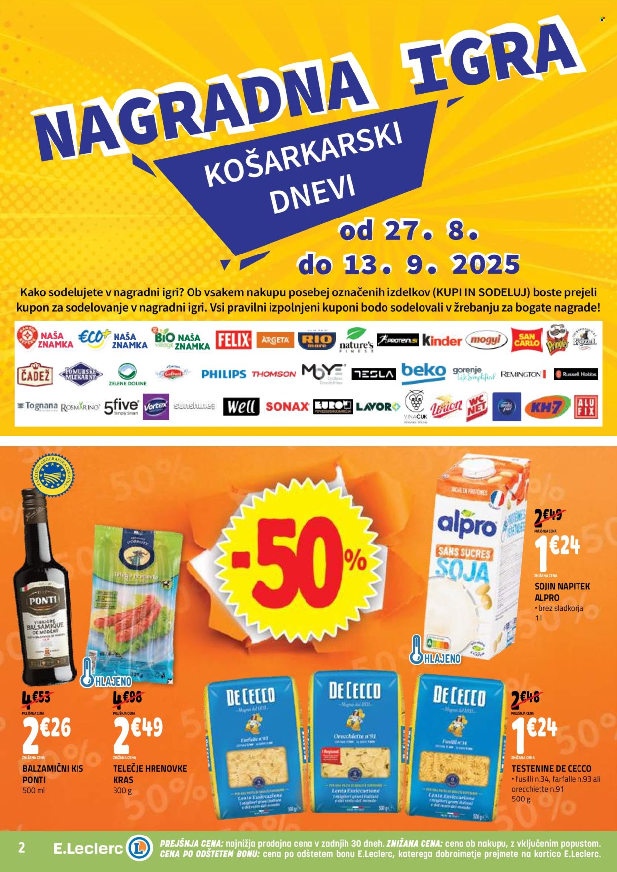 E.Leclerc katalog - 27.8.2025 - 6.9.2025. Stran 2