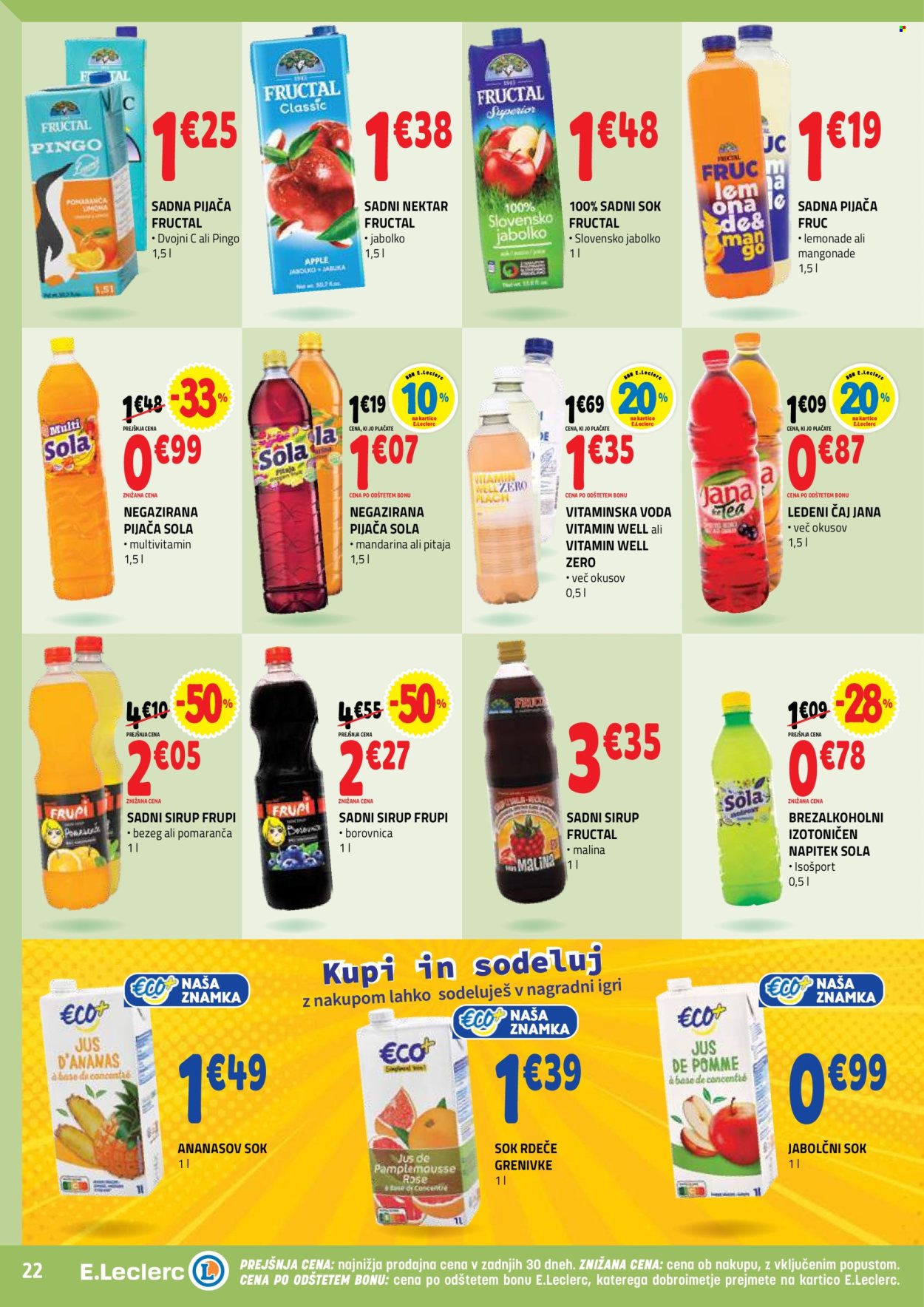 E.Leclerc katalog - 27.8.2025 - 6.9.2025. Stran 22