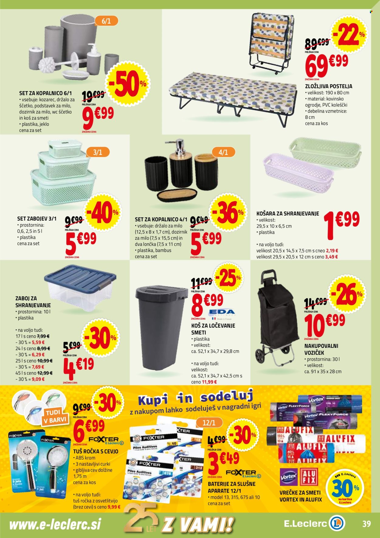 E.Leclerc katalog - 27.8.2025 - 6.9.2025. Stran 39