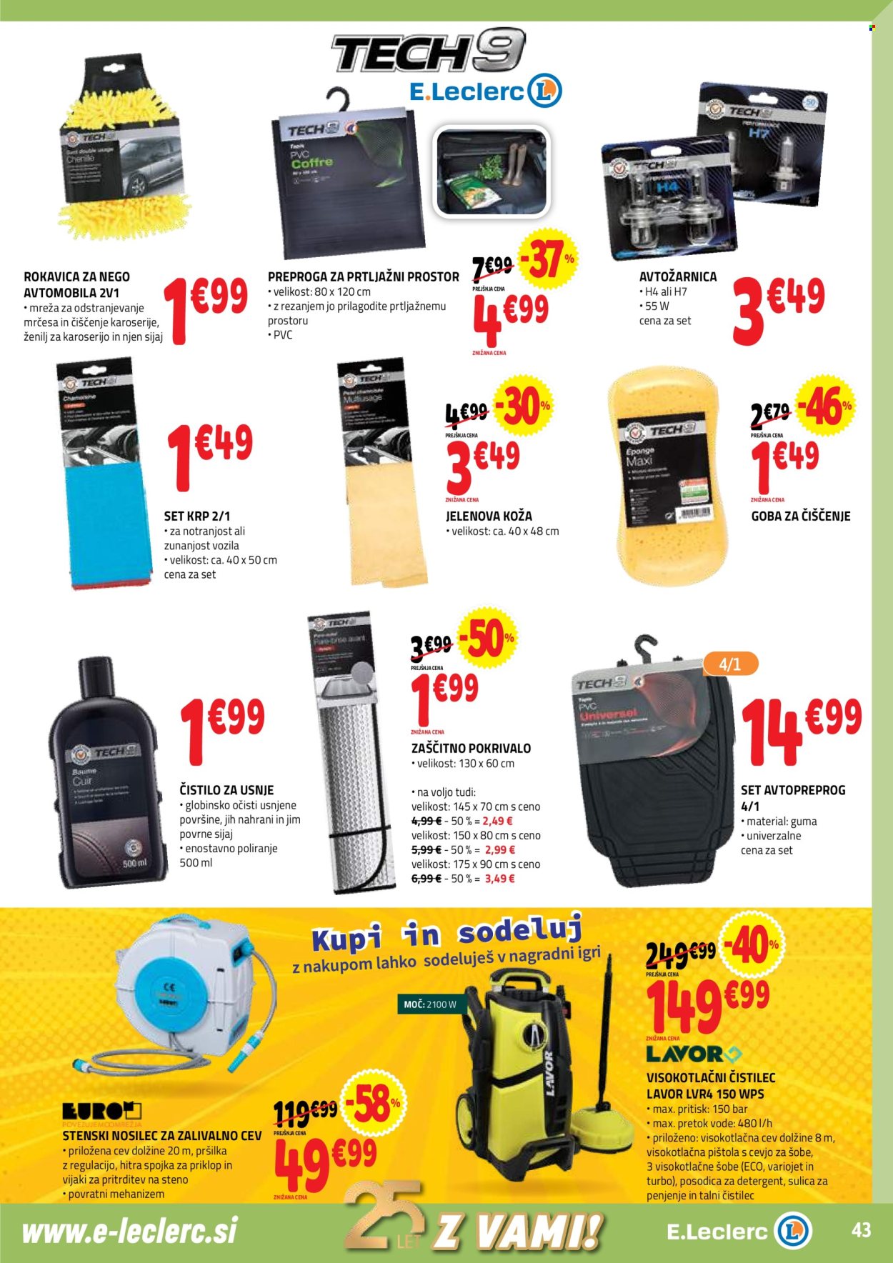 E.Leclerc katalog - 27.8.2025 - 6.9.2025. Stran 43