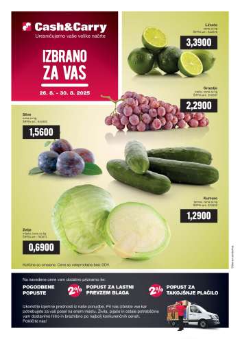 Mercator Cash & Carry katalog - 26.8.2025 - 30.8.2025.