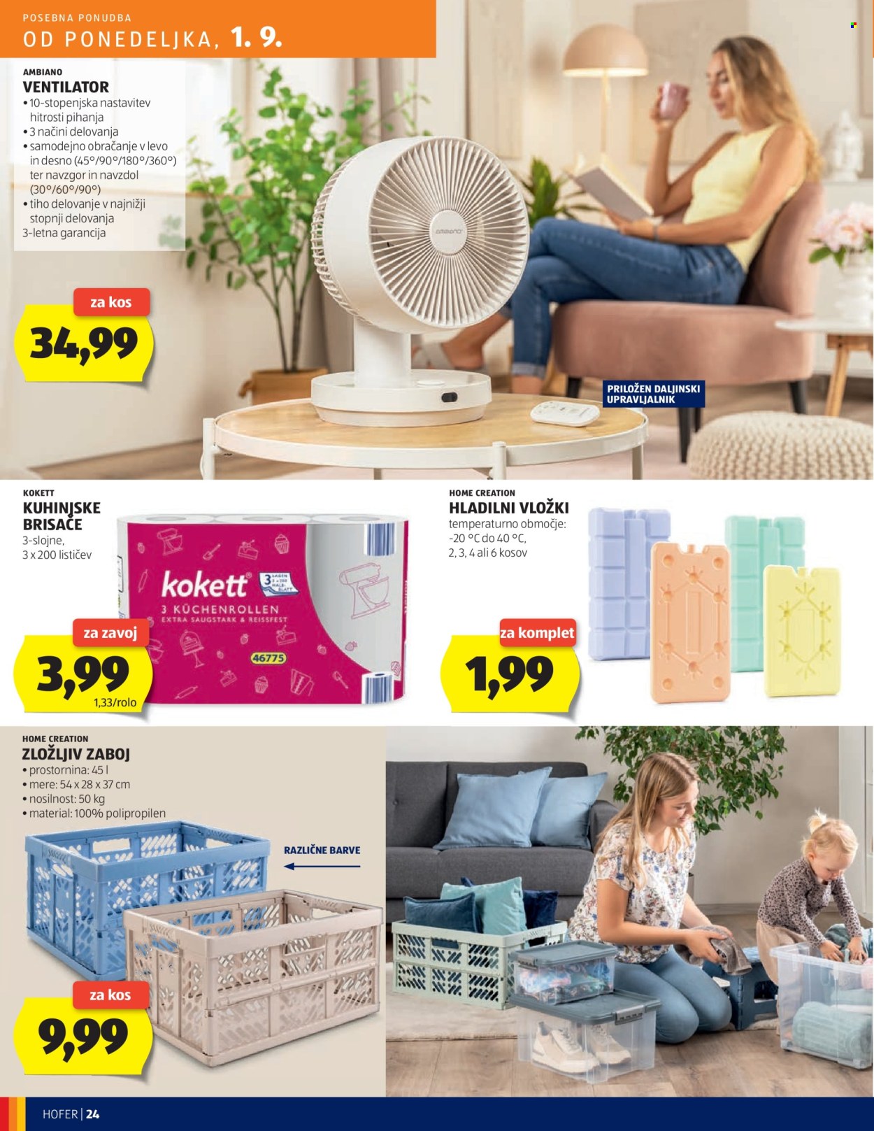 Hofer katalog - 28.8.2025 - 6.9.2025. Stran 24