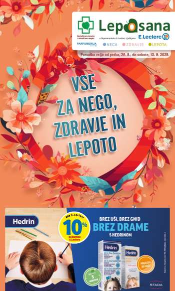 E.Leclerc katalog - 29.8.2025 - 13.9.2025.